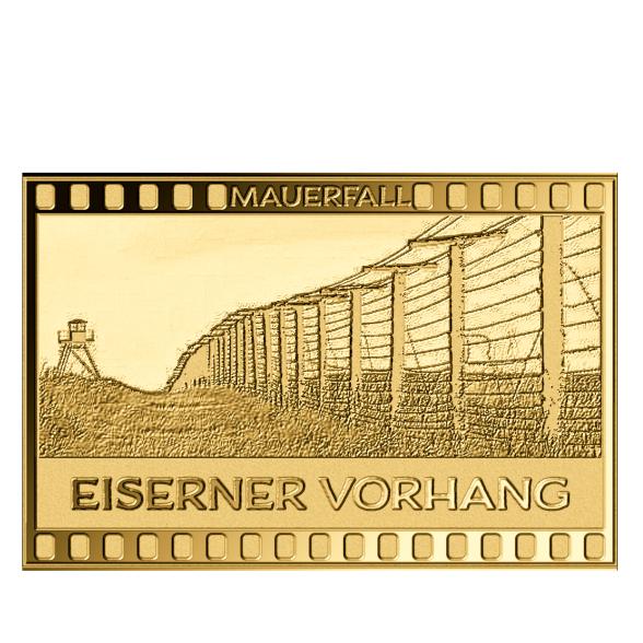 10er Set Gold-Münz-Barren "35 Jahre Mauerfall II" - 113095100000 - 6 - 588px