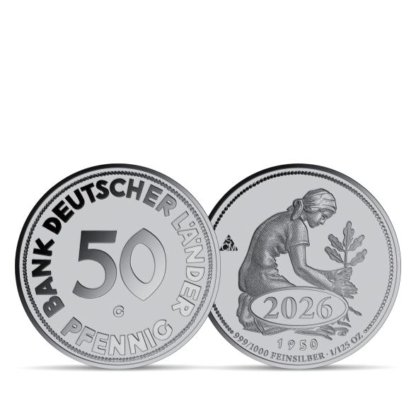 10er Set: Neuprägungen der DM-Münzen Silber - 114146300000 - 6 - 588px