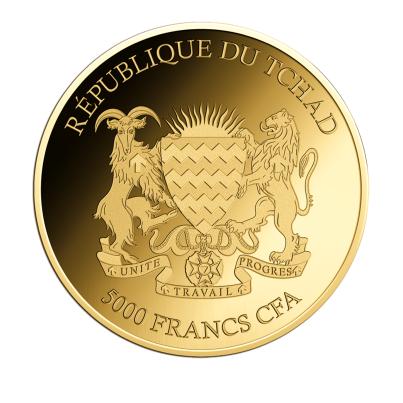 5er Set Goldmünzen "Big 5 of Asia"