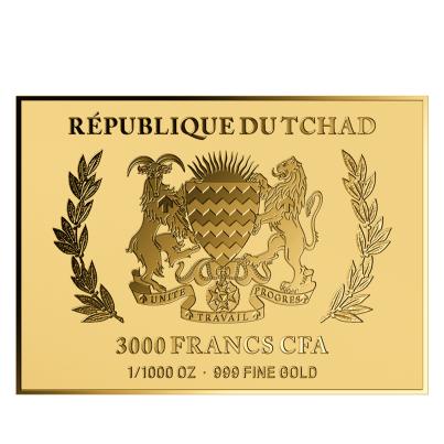 5er Set Goldbarren "DDR Ostalgie" je 1/1000 oz.