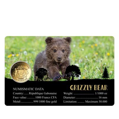 5er Set Coincards "Big Five of America"