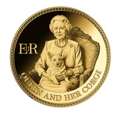 10er Set Goldmünzen "Queen Elizabeth II"