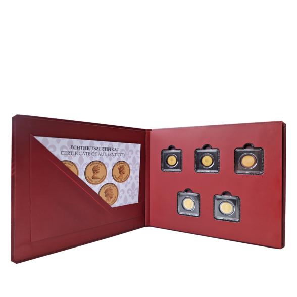 5er Set Goldmünzen "Queen Elizabeth II" - 113940600000 - 7 - 588px